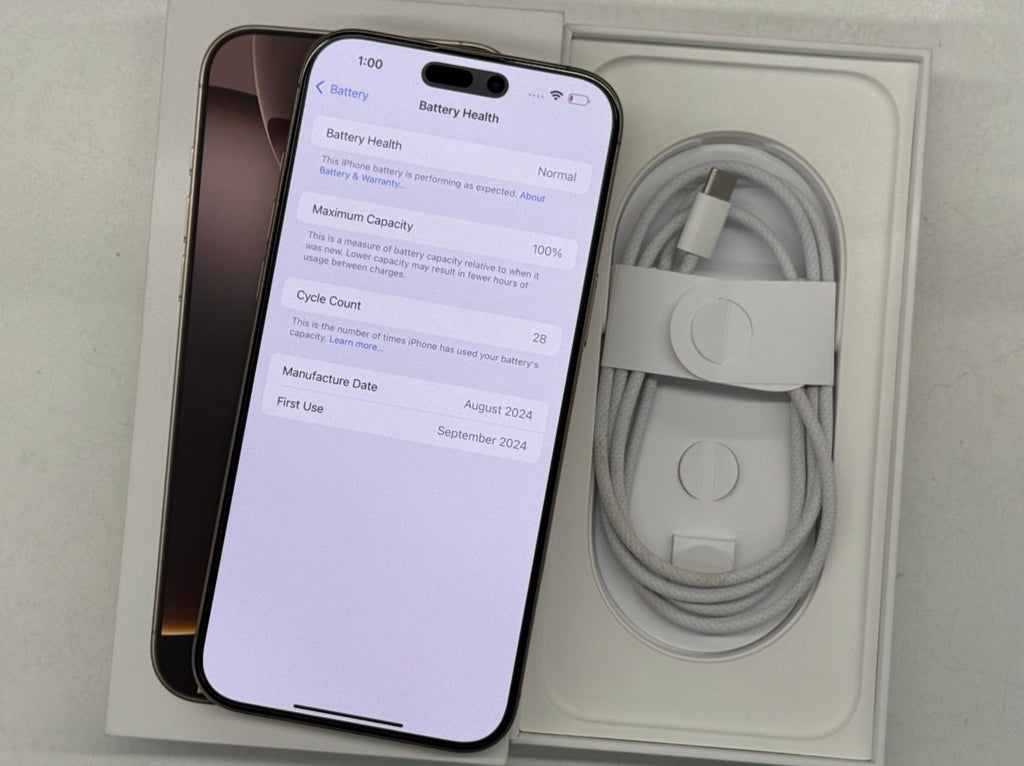 iPhone 16 Pro Max – 256GB Factory Unlocked