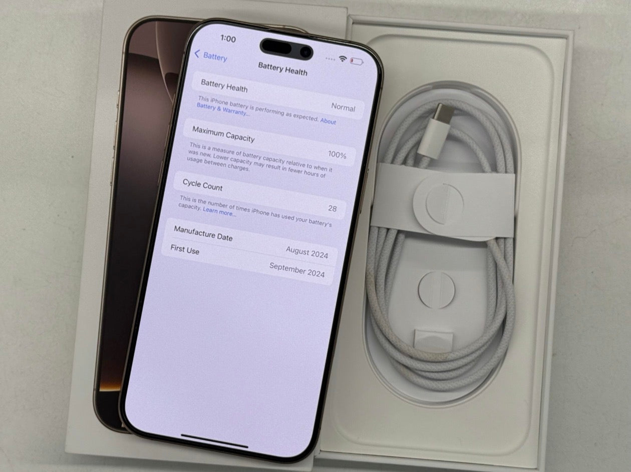 iPhone 16 Pro Max – 256GB Factory Unlocked