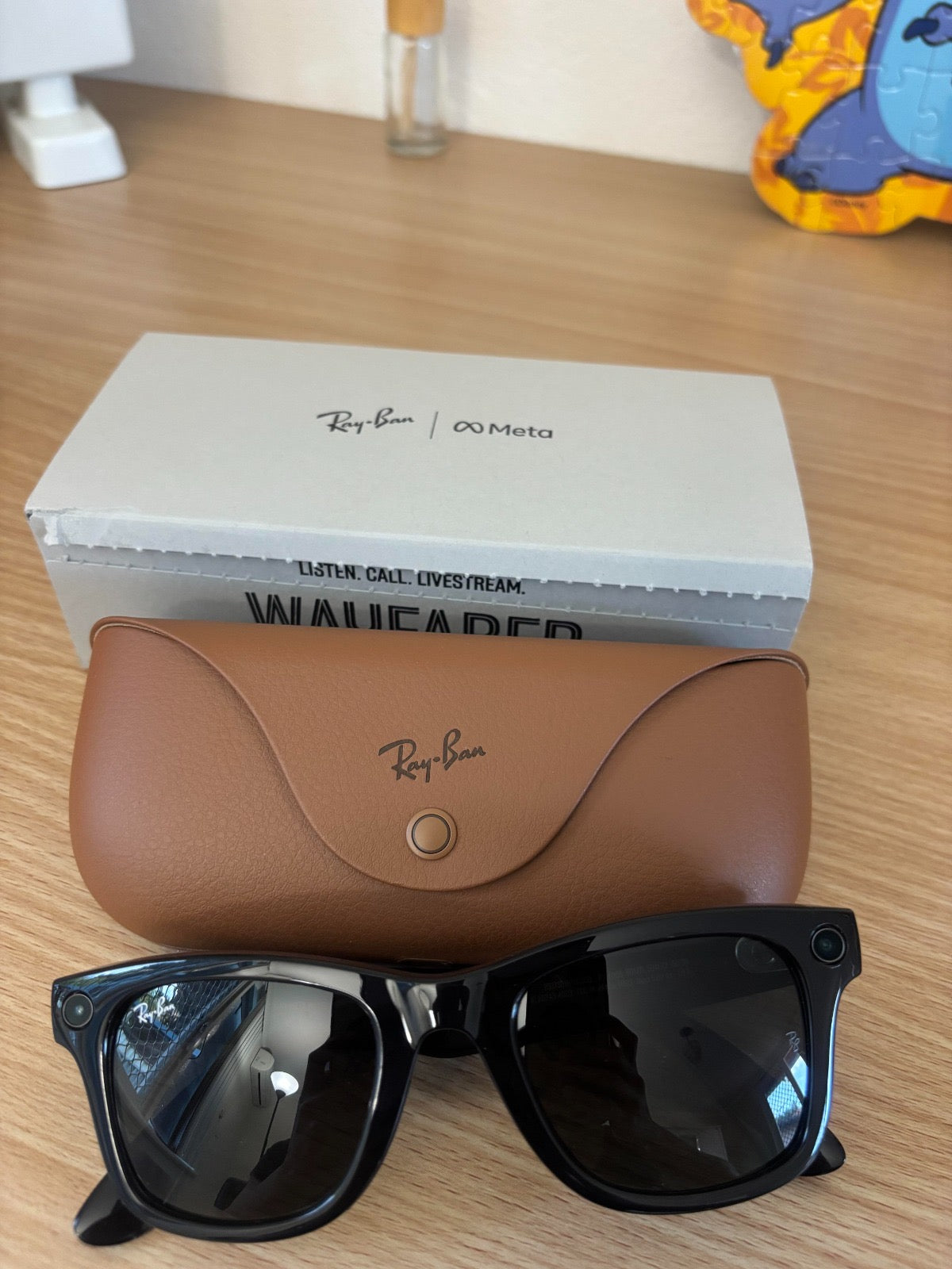Ray-Ban Meta Wayfarer Smart Glasses - Black